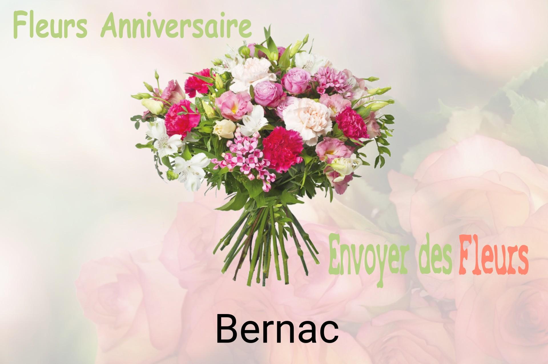 Bouquet de fleurs d’anniversaire livré à Bernac