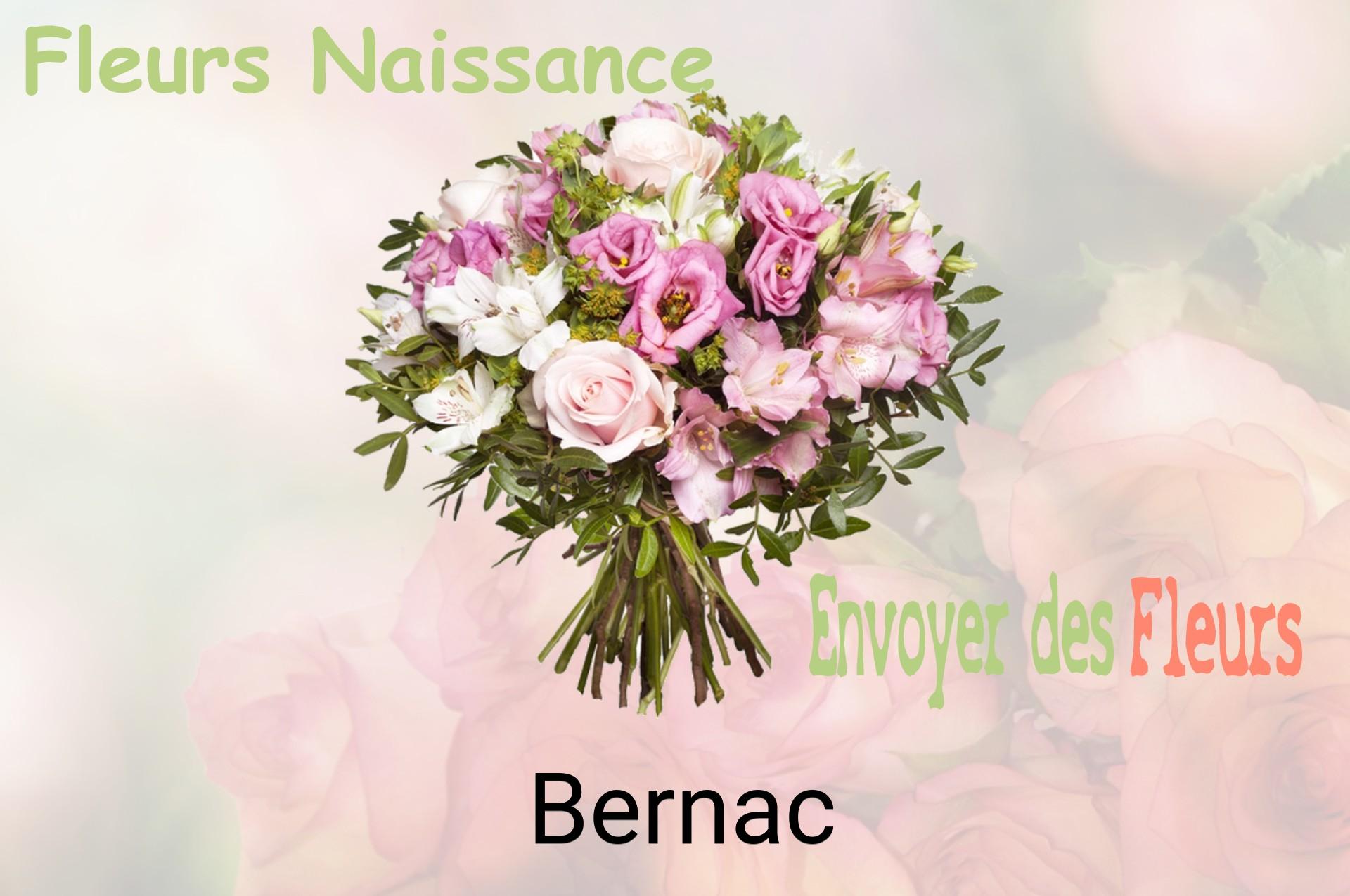 Bouquet de fleurs de naissance livré à Bernac